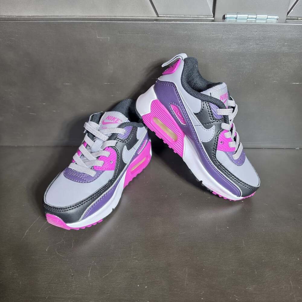 Nike Air Max 90 EasyOn Baby Toddler Size 7C Dark Raisin Purple Shoes HF6359-003
